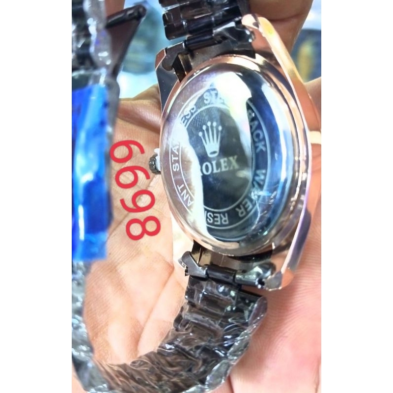 Jam Tangan Pria Rantai Rolekk6689 | Jam Tangan Cowok Anti Air Terbaru Full set