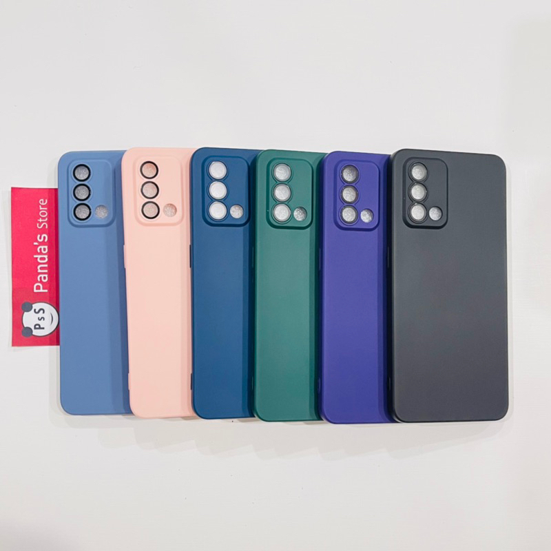 Case Oppo A95 / A74 4G Lenspro Makaron Full Color Softcase Pro Lensa