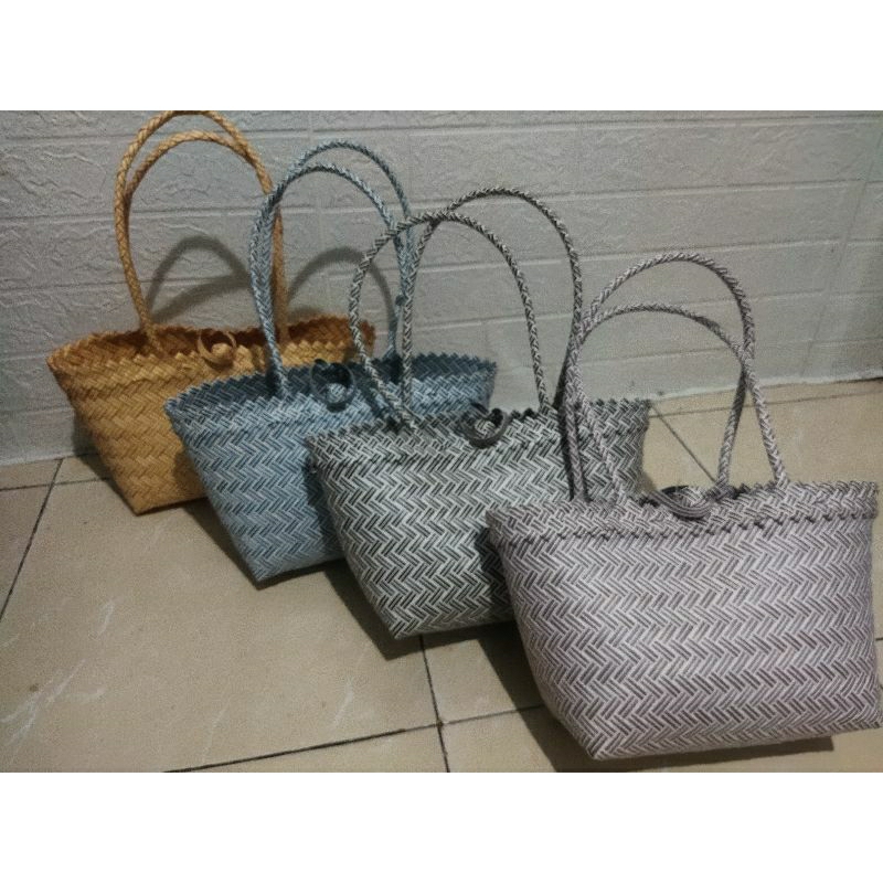 PAKET USAHA 100PCS TAS ANYAMAN UK S