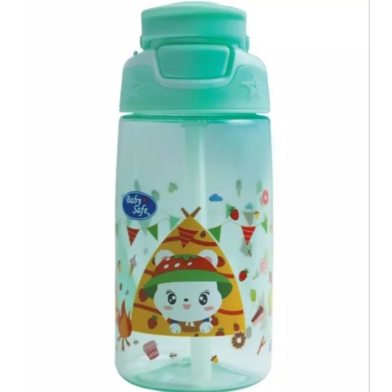 Baby Safe Tritan Kids Sipper Bottle/  Botol Minum Anak Sedotan 480ml