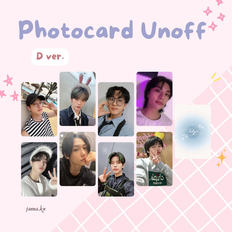 [STRAY KIDS] PHOTOCARD SELCA #1 STRAY KIDS UNOFFICIAL