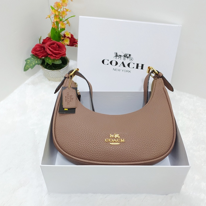 FREE BOX!!!Tas wanita COACHH bailey cleo hobbo in signature  Top Handle Bag Free box + coverbag