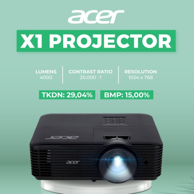 ACER Projector X1 DLP XGA - 4000 Lumens