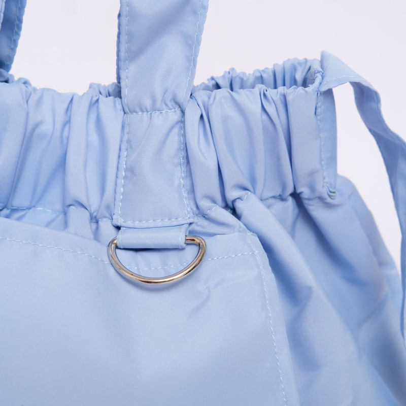 Dumpling Bag Tas Selempang Handle Bag Tas Wanita Tas serut Terbaru Size M Minor Mate Baby Blue