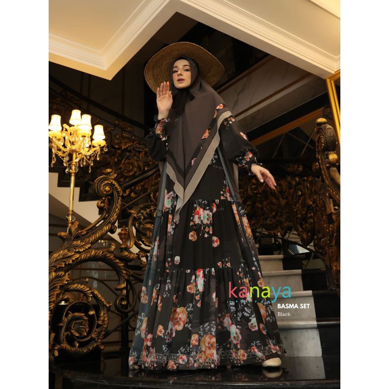 KANAYA/Basma set by Kanaya/Set syari/Syari premium/Syari elegant