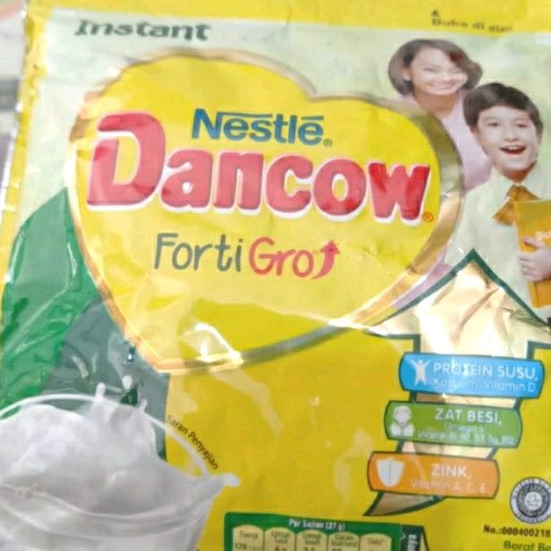 

SUSU BUBUK INSTAN DANCOW FORTI GRO PUTIH RENTENG (ISI 10 X 26gr)