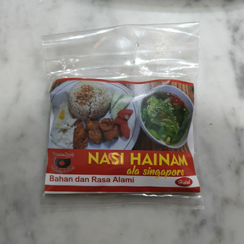 

Bumbu nasi Hainam Ala Singapore sachet family