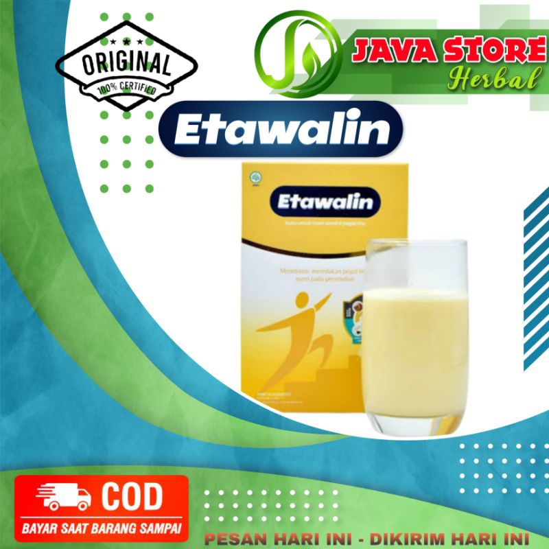 

ETAWALIN Original Susu Reumatik / Nyeri Sendi / Asam Urat / Susu Kambing Asli