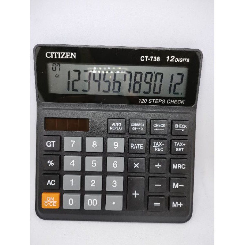 

KALKULATOR CITIZEN CT 738 BESAR 12 DIGIT