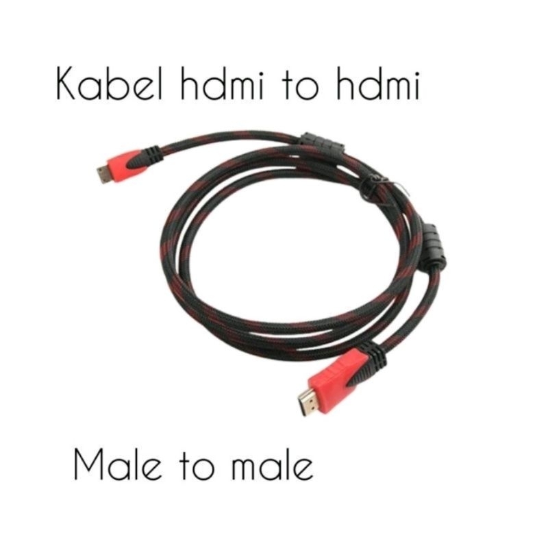 PAKET UNTUK LAPTOP KE TV TABUNG KONVERTER / CONVERTER HDMI TO RCA CONVERTER PLUS KABEL RCA 3IN3 1.5 METER