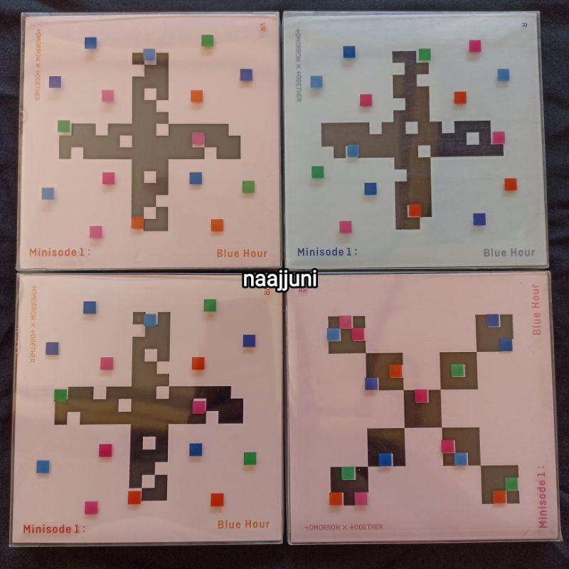 ALBUM TXT MINISODE 1 BLUE HOUR AR R VR YEONJUN SET SOOBIN HUENINGKAI POSTCARD