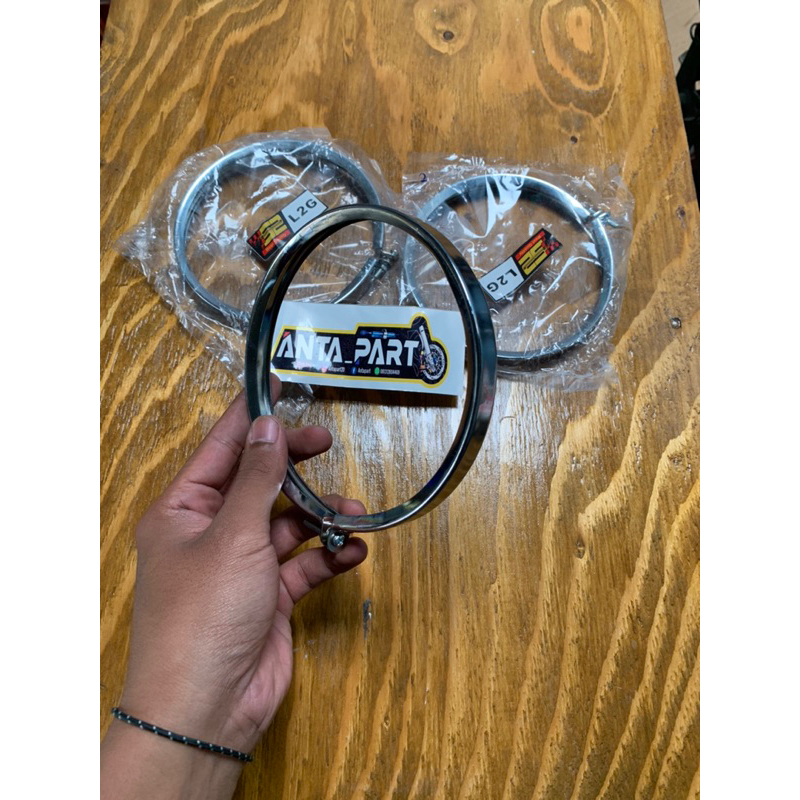 Lis Batok lampu L2g YL Depo crom lis batok lampu depan