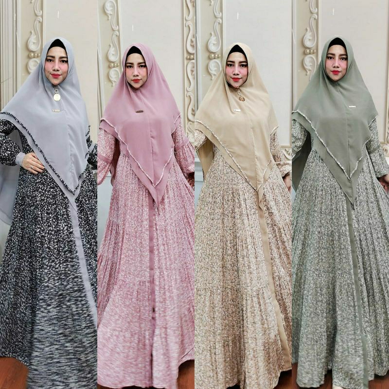 SET HOMEY DRESS ZULAIKHA BY POPPY SYAR'I
