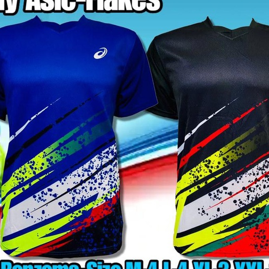 Baju Badminton baju Volly ball futsal football / Atasan Olahraga Jersey bulutangkis