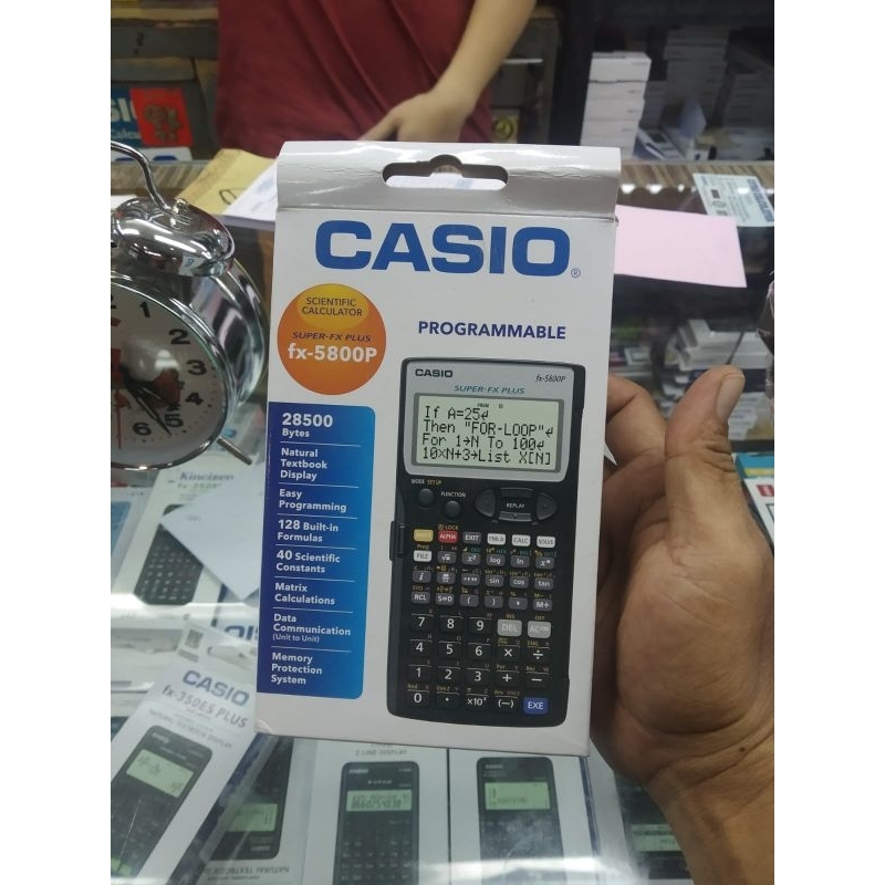 Kalkulator Calculator CASIO FX-5800 P Scientific ORIGINAL GARANSI RESMI