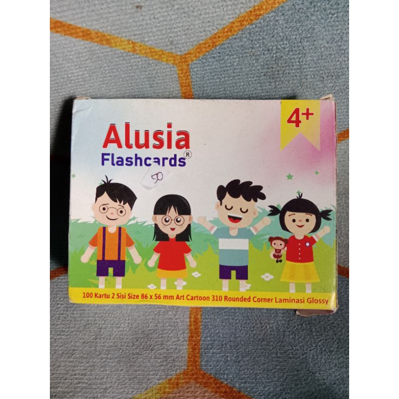 

Alusia Flashcards untuk 4+ tahun isi 2 box