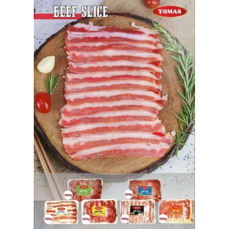 

Yomas Beef Slice 500gr | Premium
