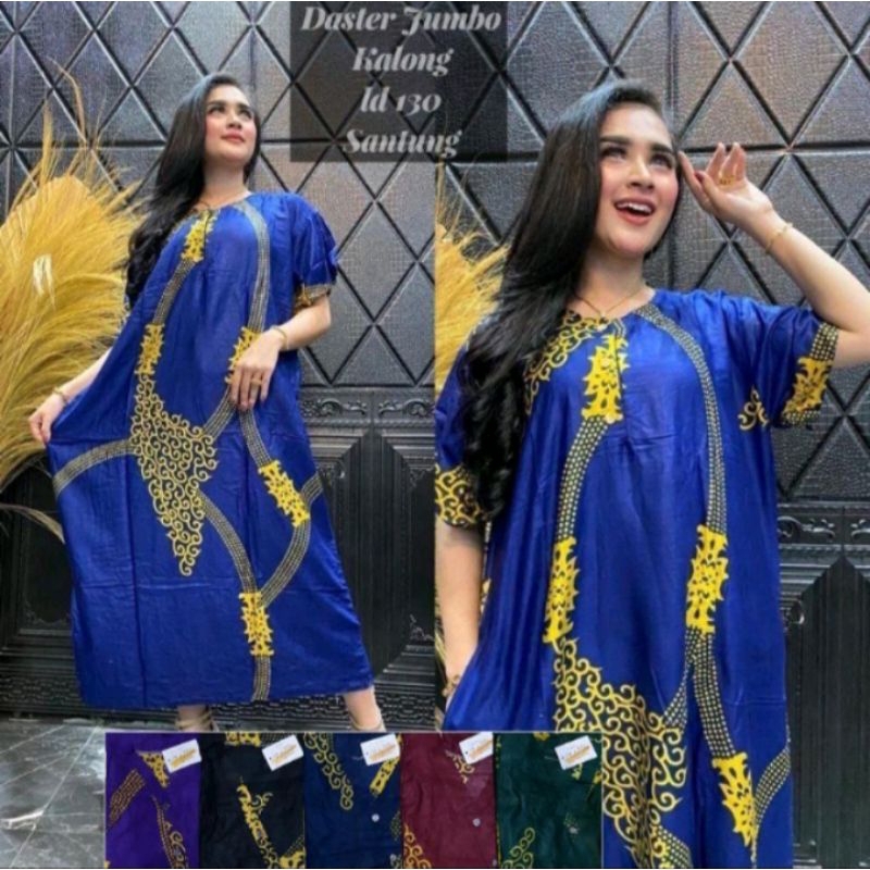 DASTER JUMBO KANCING DEPAN LD 120 - 130 KATUN RAYON