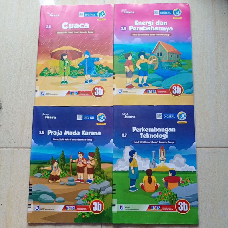 Sang Juara Modul SD Kelas 3 LKS SD Tema 5678 Edisi Revisi Tematik SD 3