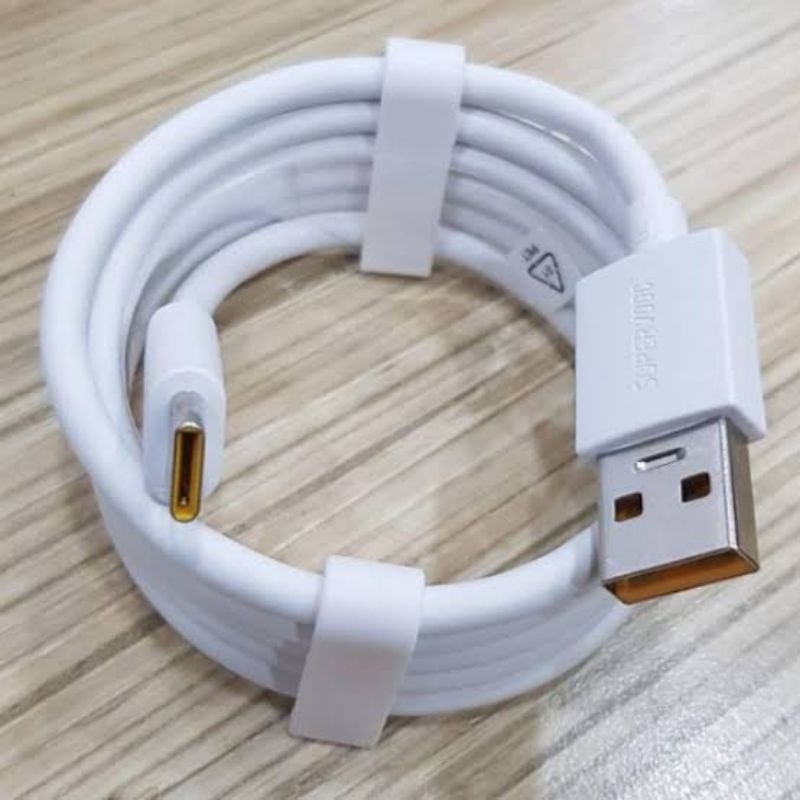 KABEL DATA SUPER VOOC REALME TYPE-C FAST CHARGING
