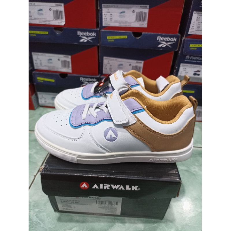Airwalk Stacy Sepatu Original Anak Putih Kombinasi