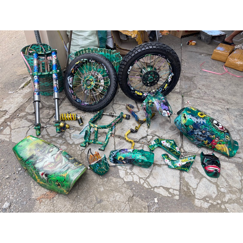 Jual Paket Set Spart Part Modif Modifikasi Kontes Rx King Extrem Shopee Indonesia