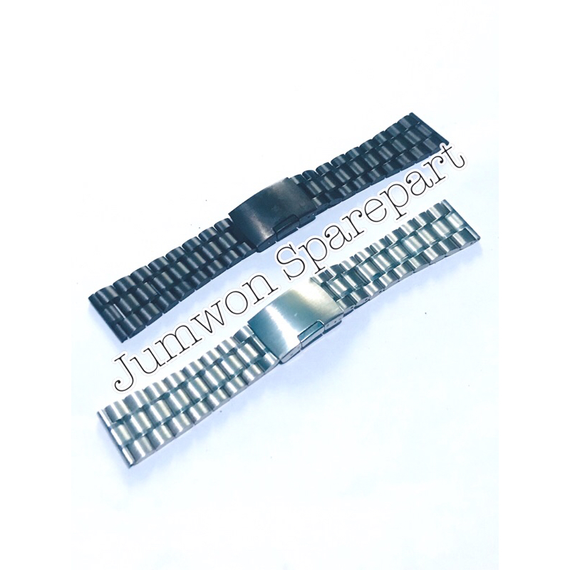 Tali Strap Rantai Jam Tangan Stainless 18mm-26mm