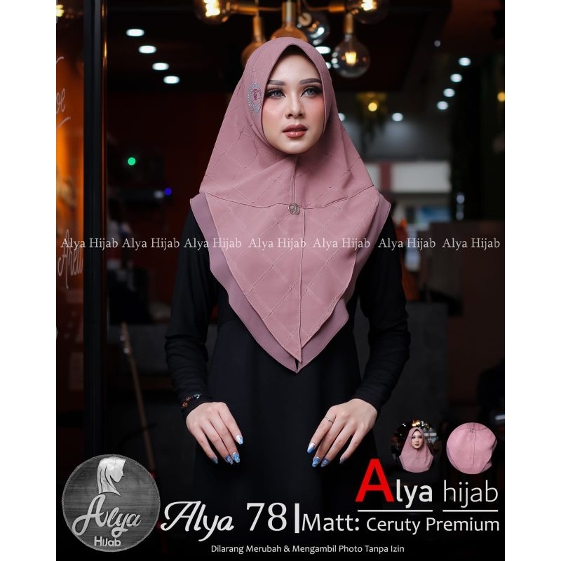 Hijab Alya kode *78* Ori Alya hijab