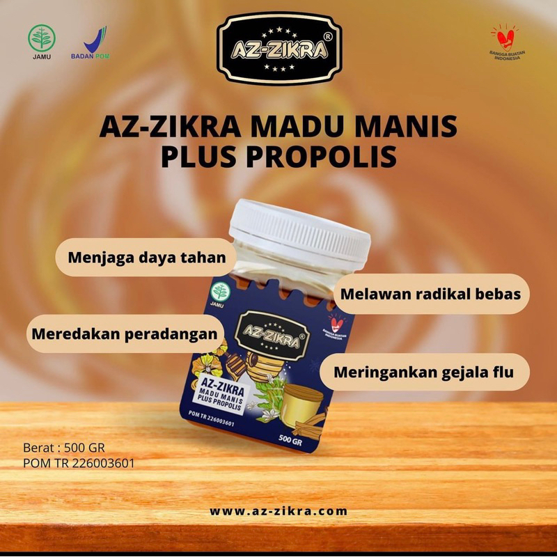 MADU plus PROPOLIS / MADU AZ-ZIKRA / MADU AZ-ZIKRA ORIGINAL / MADU SEHAT