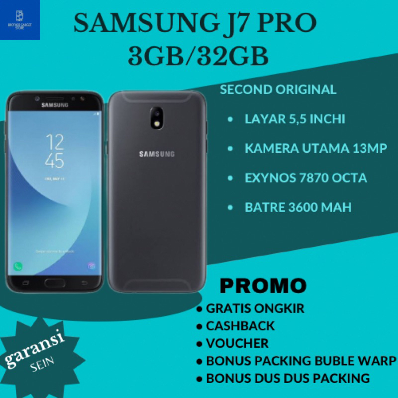 samsung galaxy j7 pro second