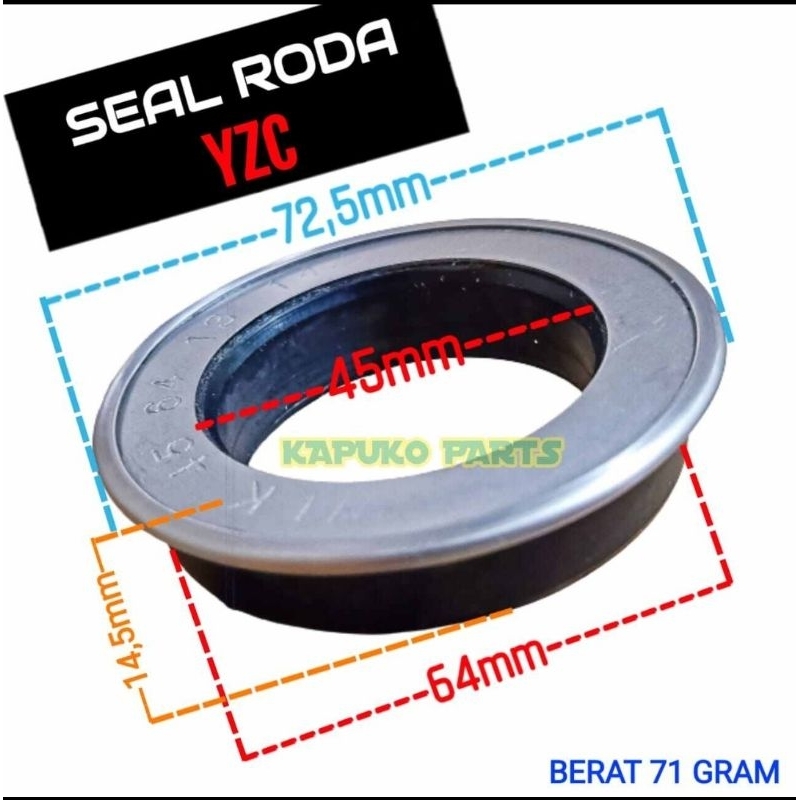YZC SEAL RODA UNTUK MESIN TRAKTOR TANGAN