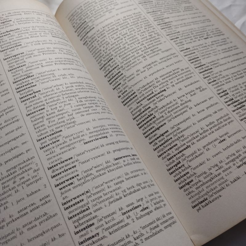 

Vintage Paper Besar • Dictionary from 1986