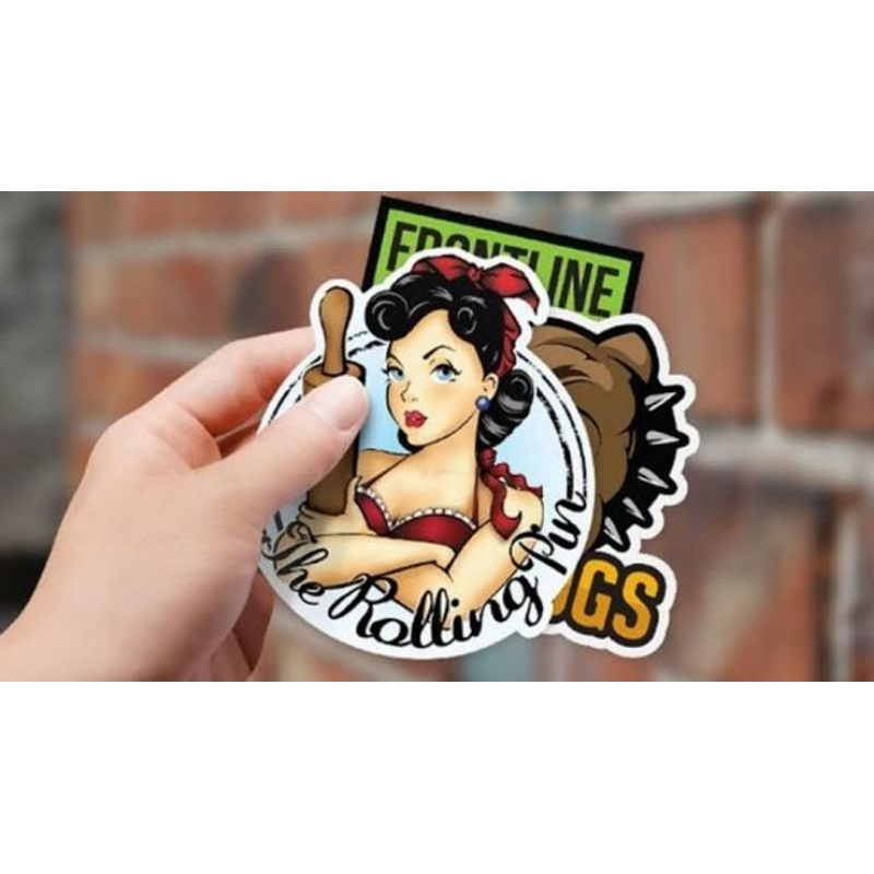 

(Die Cut) Stiker Cutting Vinyl + Laminasi (Diameter 10x10)
