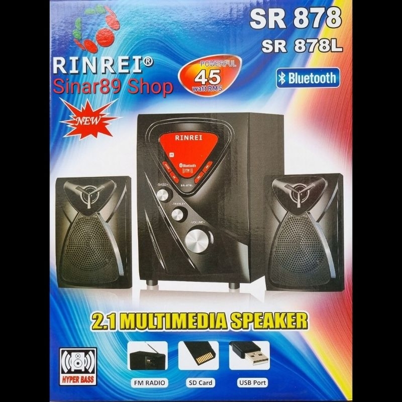 Speaker Bluetooth Rinrei SR878L Radio