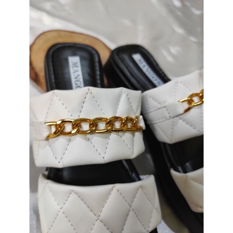 MANGO'S Platform Rantai Helena Sandal Wanita Platform Premium Original Hello