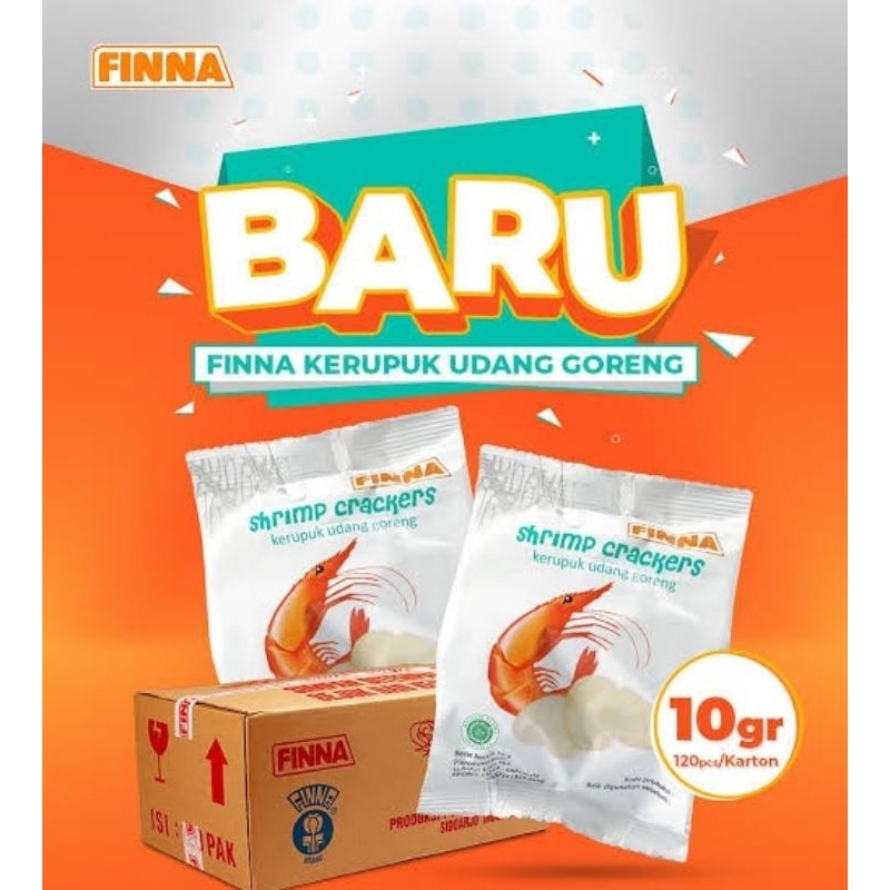 

FINNA Shrimp Crackers Kerupuk Udang Goreng GARUDA 10gr