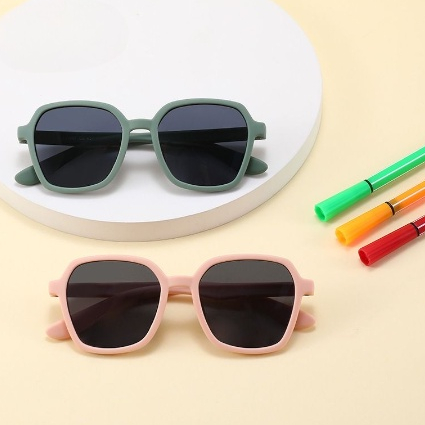 Kacamata Hitam Anak Cewek Cowok Kacamata Korea Fashion High Quality Kids Sunglasses Transparan Import