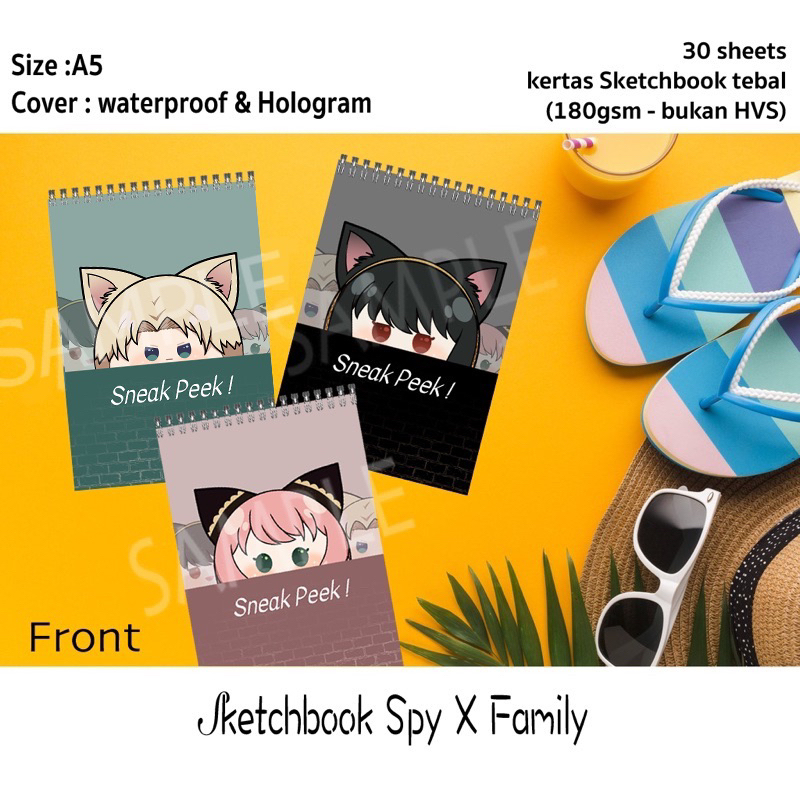 

sketchbook spy x family drawing book notes notebook note book anime spy x family loid forger anya forger yor forger twilight anime stuff