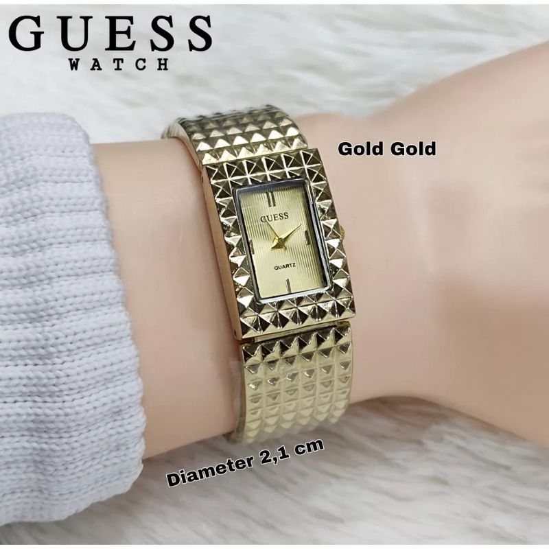 PROMO GUESS | Jam Tangan Wanita kecil motif Gelang Mewah murah