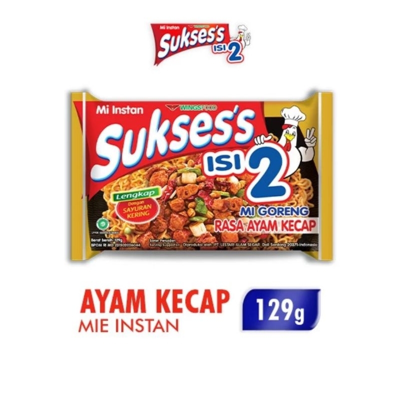 

MIE INSTAN SUKSES ISI 2 RASA AYAM KECAP