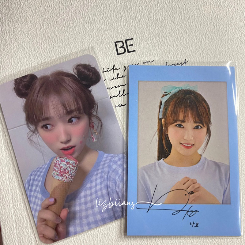 izone nako photocard pc eskrim es krim ice cream album oneiric diary mainan wonyoung sakura chaewon 