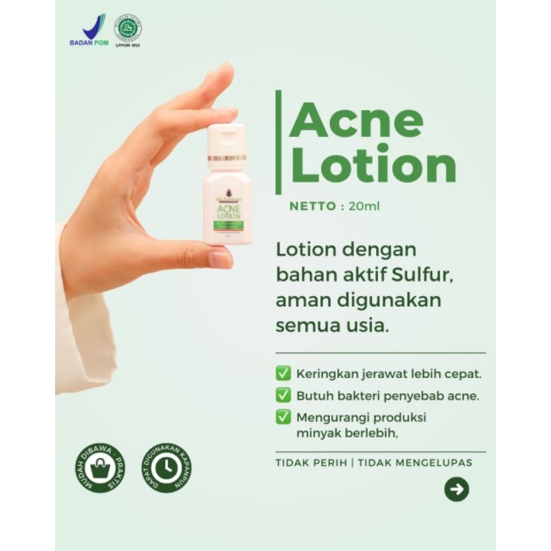 acne lotion dr.Ferihana SkinCare