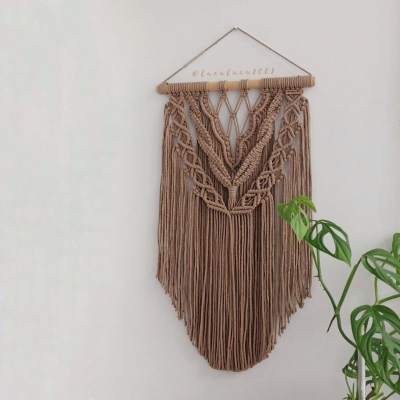 HIASAN DINDING MACRAME - READY STOK.