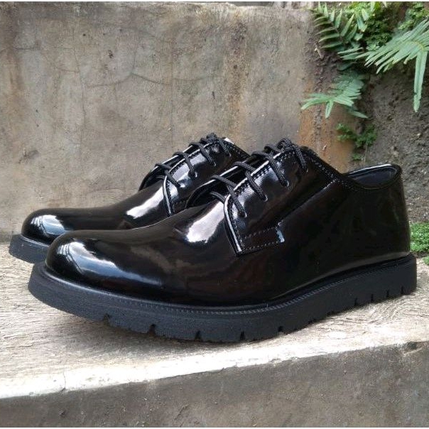sepatu pdh kilap outsole rata sepatu pdh model Gibson sepatu pdh model jatah