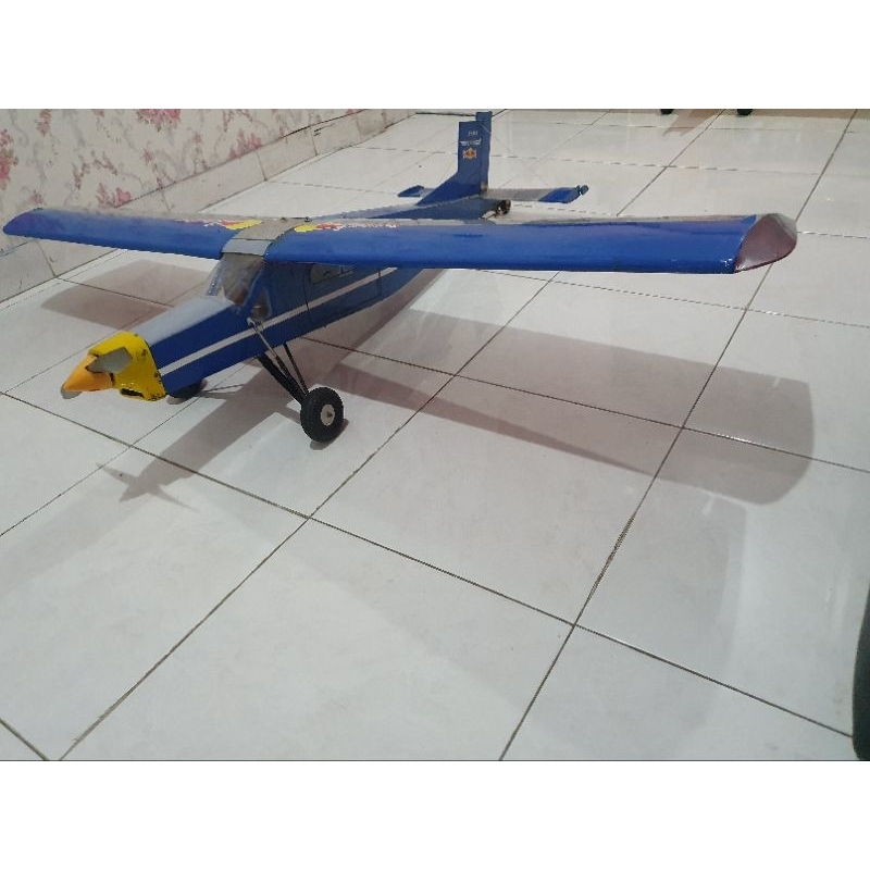 Rc Plane Pesawat Pilatus Porter PC-6 balsa