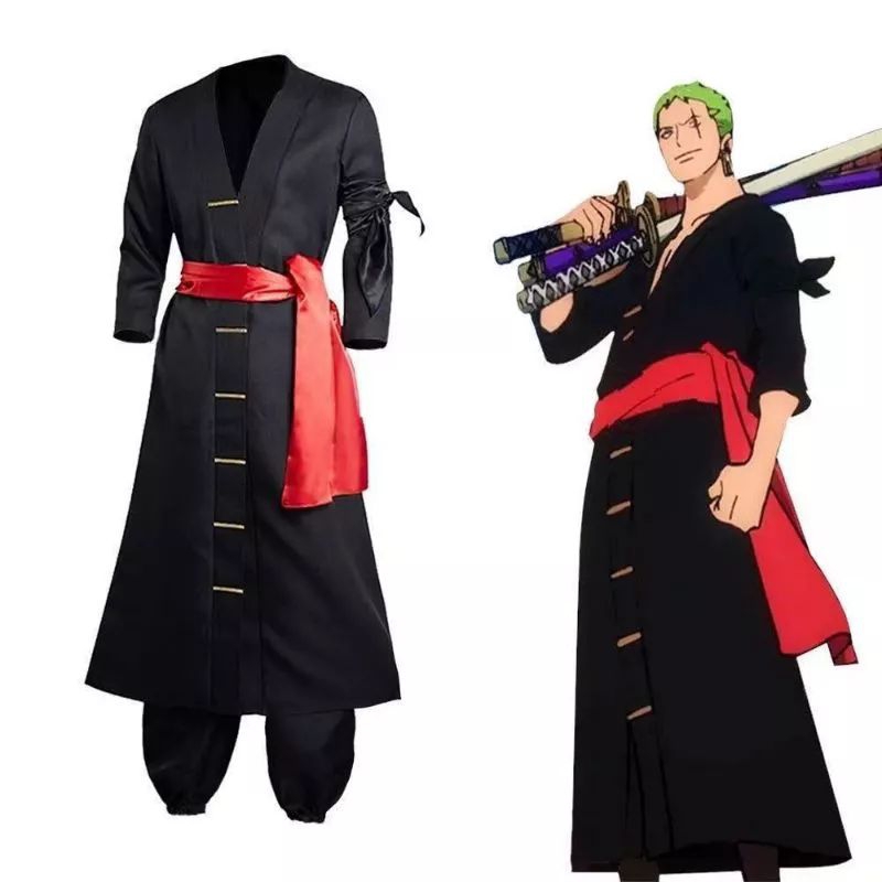 Kostum Cosplay Roronoa Zoro One Piece