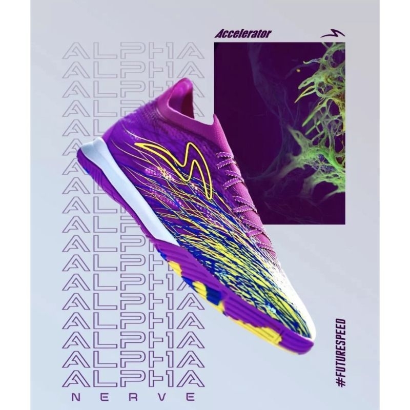 Sepatu Futsal Specs Alpha Nerve Elite IN Terbaru Original