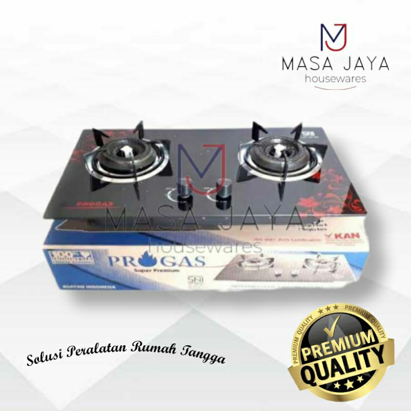 Kompor Progas PG-569 PG 569 Kompor Kaca Tanam 2 Tungku | Masa Jaya Housewares