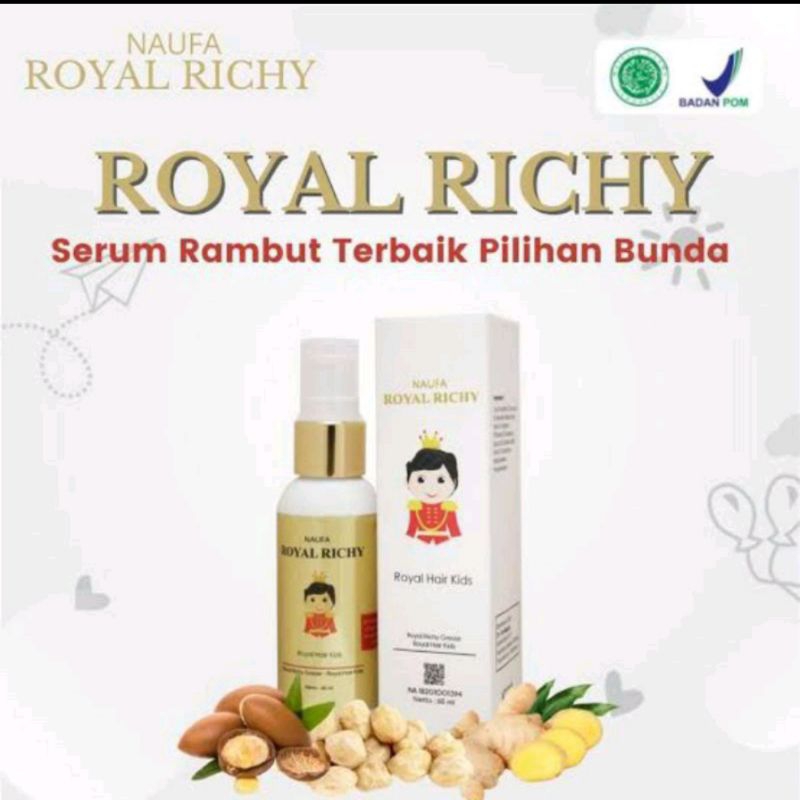 RICHIE RICH Naufa Royal Richy Serum RambutMinyak Kemiri - Vitamin Penyubur