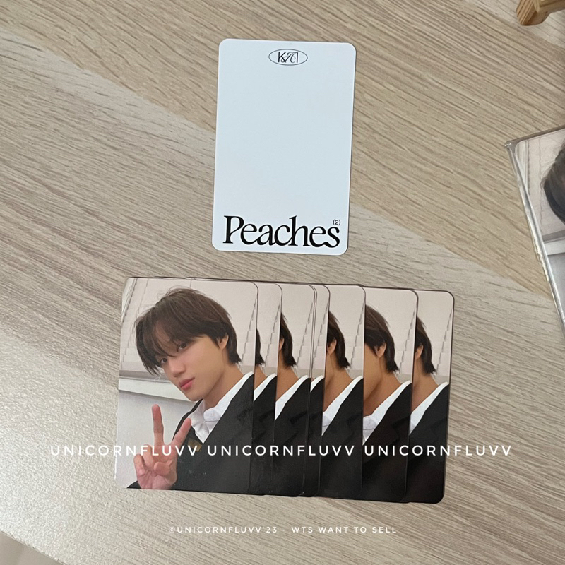 KAI PEACHES ALBUM PHOTOCARD BENEFIT POB
